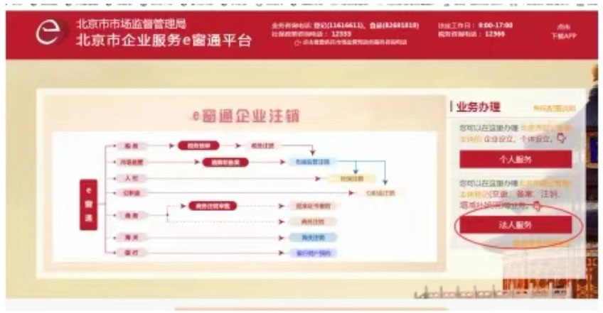 北京市企業(yè)e窗通服務(wù)平臺(tái)法人服務(wù)